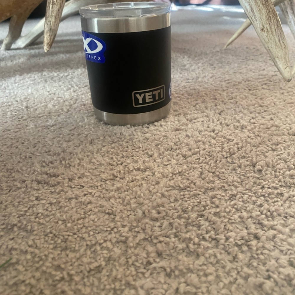 YETI Black Stainless Steel Tumbler